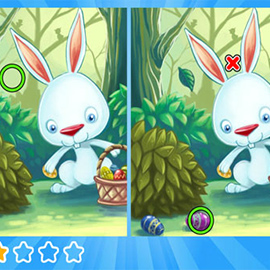 Find Differences Bunny Game