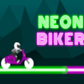 Neon Biker Game